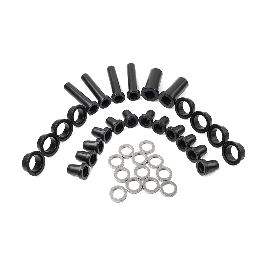 38Pcs UTV A-Arm Short Long Spacer Bushing Kits For Polaris Sportsman 400 500 4x4 700