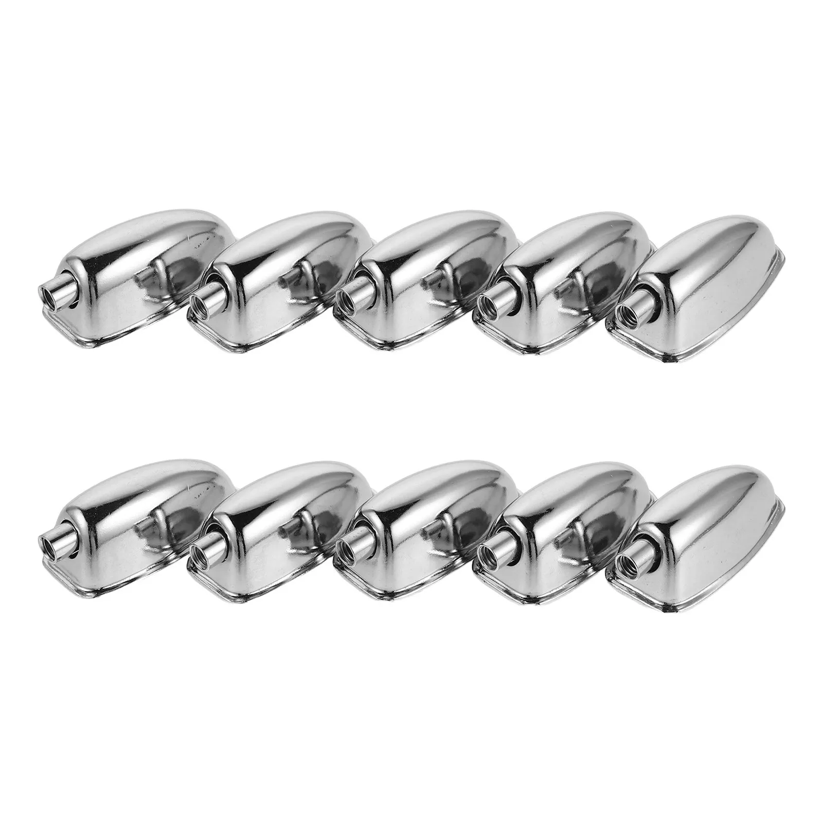 

10Pcs Triangle Snare Drum Ears Metal Lugs Clamps Precision Mounting Replacement Drum Set Accessories Universal Fit