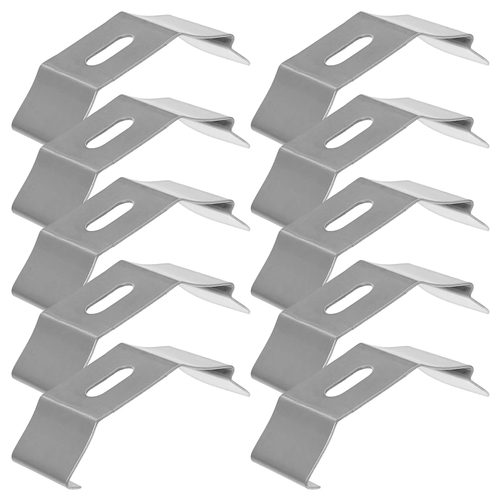 30 Pcs Drapes Vertical Blind Clamps Clips Metal Bracket for Ceiling Brackets Curtain Blinds Support Window Top Fixation