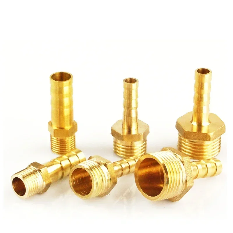 PC PCF PL Pagoda connector 6 8 10 12 14 16mm hose barb connector hose tail thread 1/8 1/4 3/8 1/2 BSP Brass Pipe Fitting