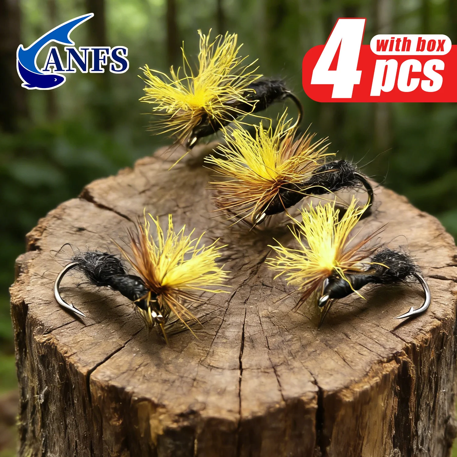 Kit ANFS de Moscas Secas para Trucha con Cajas - imagen 2