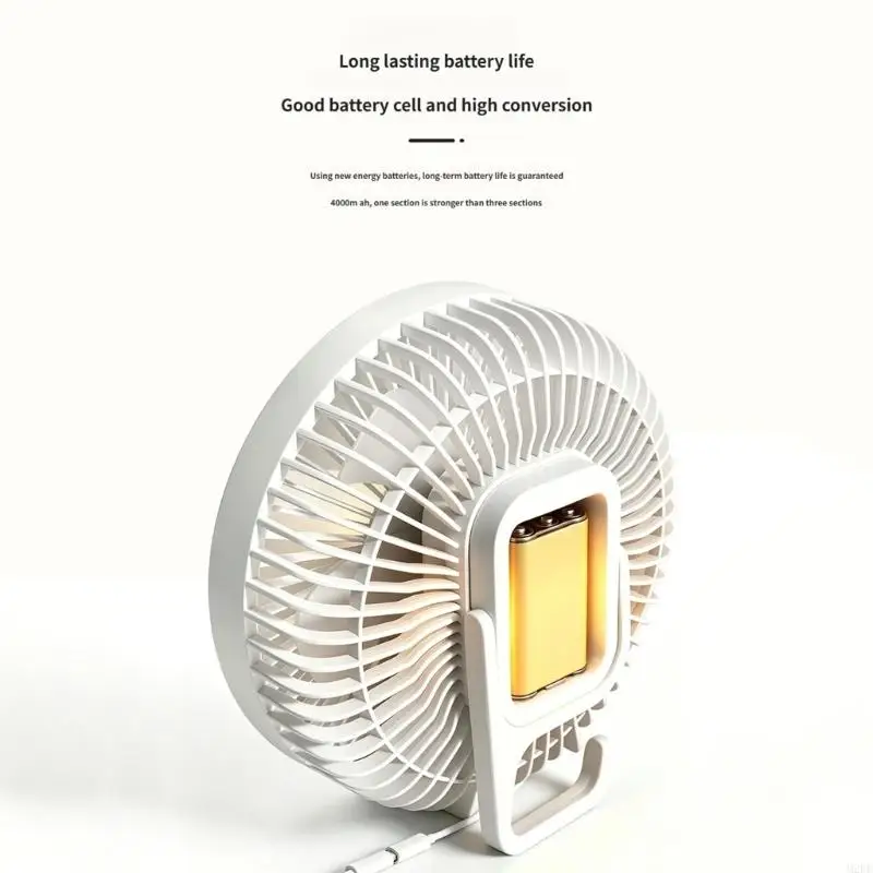 

Rechargeable Led Camping Fan Light Rechargeable With Hook Portable Hanging