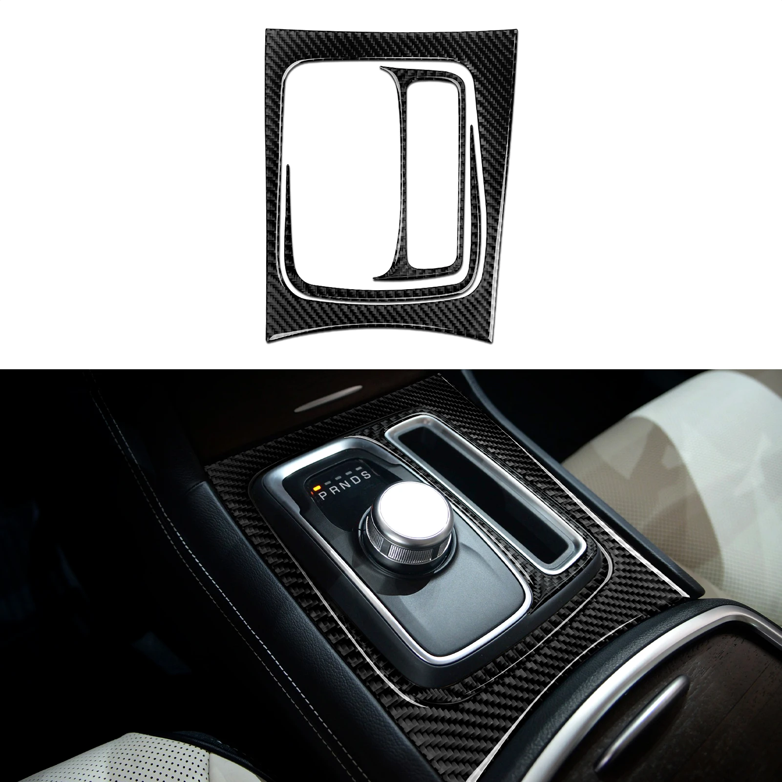 Car Gear Shift Panel Decals for 2015 2016 2017 2018 2019 2020 2021 2022 2023 Chrysler 300 Accessories Interior Stickers