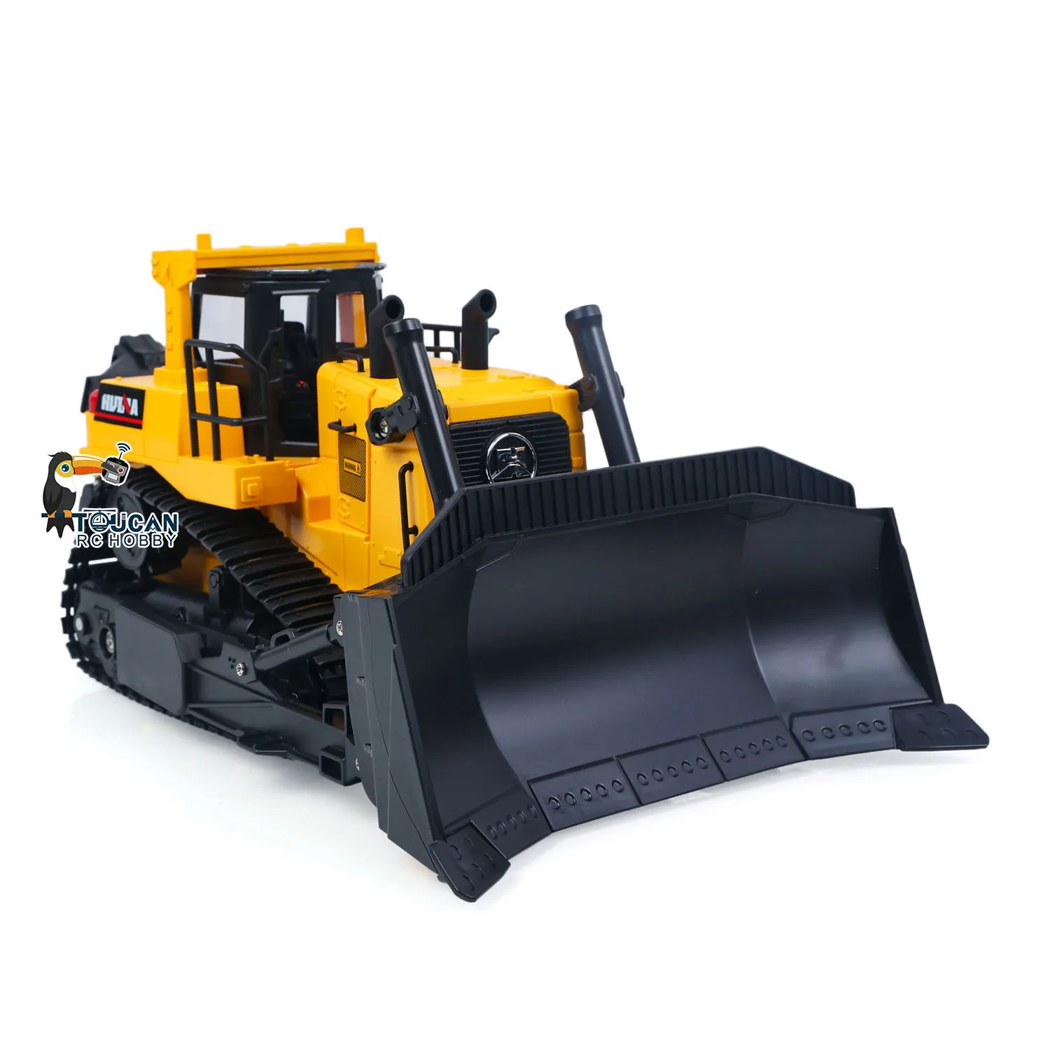 RC Bulldozer HUINA 1554 1/16 Elektrischer Ferngesteuerter Bulldozer RTR Metall-Ripper Lichteffekt Batteriebetriebenes Fertigmodell Geschenke – Detail 11