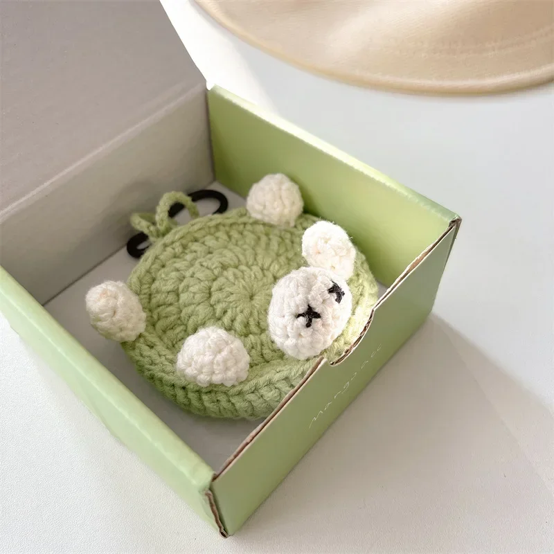 Cartoon Turtle Woven Case for AirPods 4 Airpod 1 2 3 Pro Pro2 Bluetooth Earbuds Charging Box Protective Earphone Case Cover