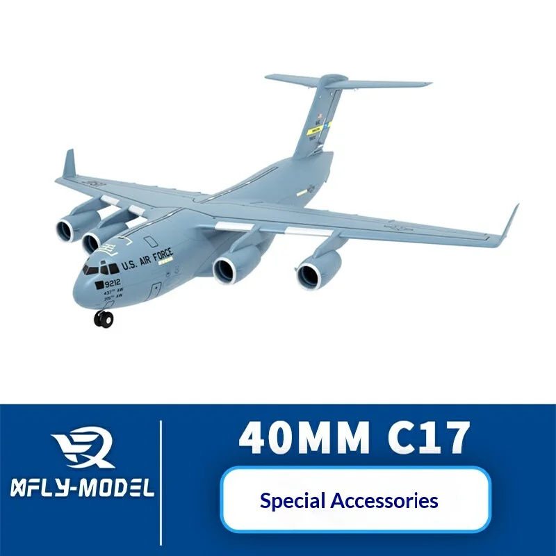 Xfly C-17 Globemaster Quad 40mm Edf Spare Parts Fuselage Wing Landing Gear Strut Epo Foam