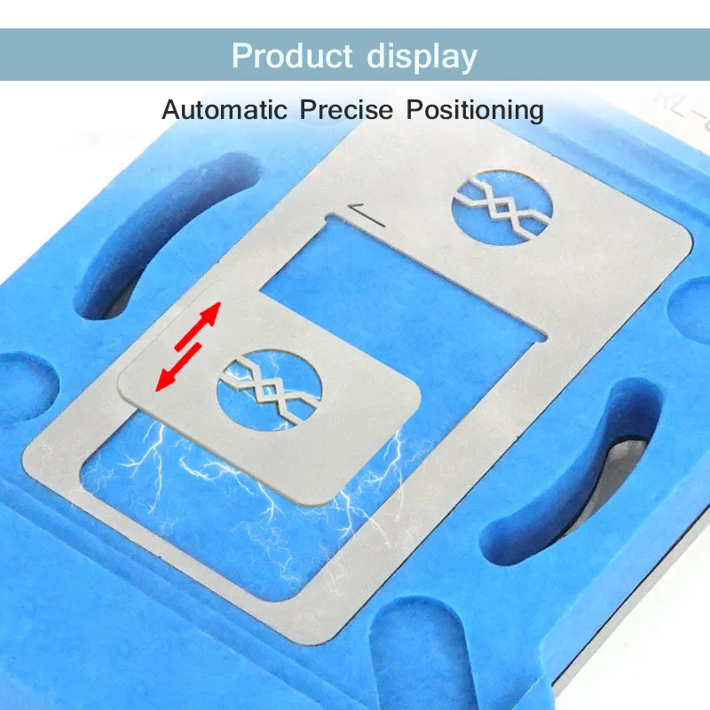 RELIFE RL-601MA 10 in 1 CPU Reballing Stencil Kit for IP6~15 ProMax A8-A17 High Precision Positioning Tin Planting Platform Set