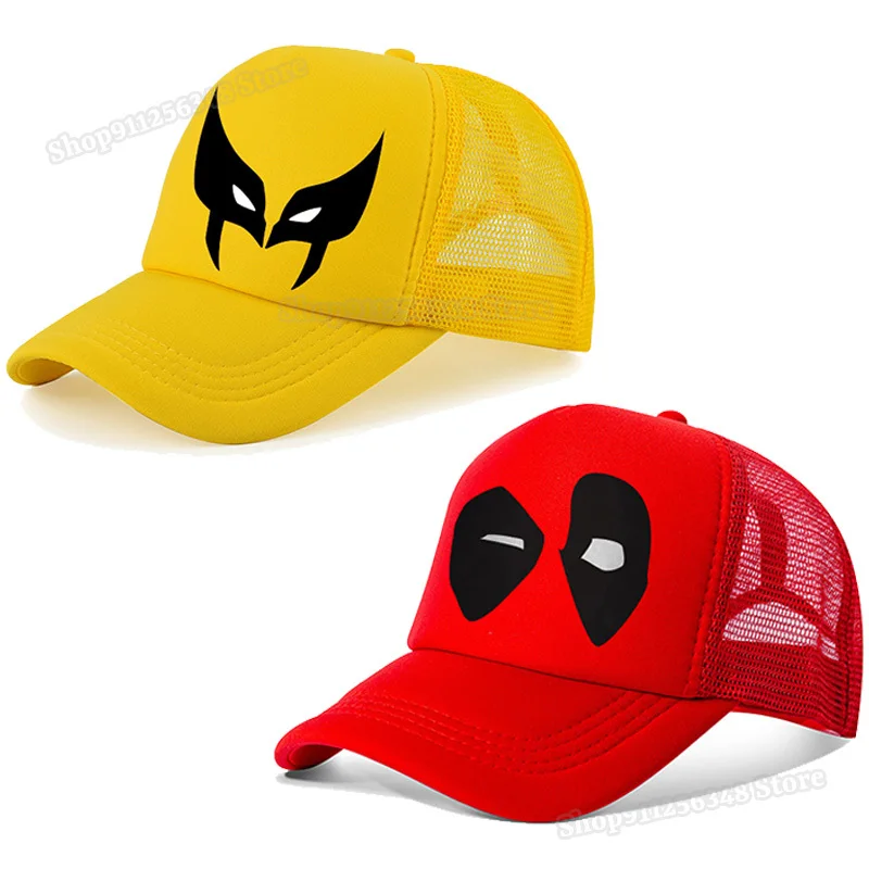 Deadpool and Wolverine Baseball Cap High Quality Casquette Hip Hop Mesh Hats Men Women Visors Headgear Apparel Accessories Dicer