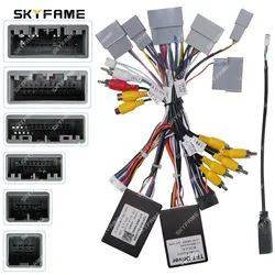 SKYFAME Car 16Pin Android Radio Cablaggio Adattatore Canbus Box Decoder Per Honda Accord 9