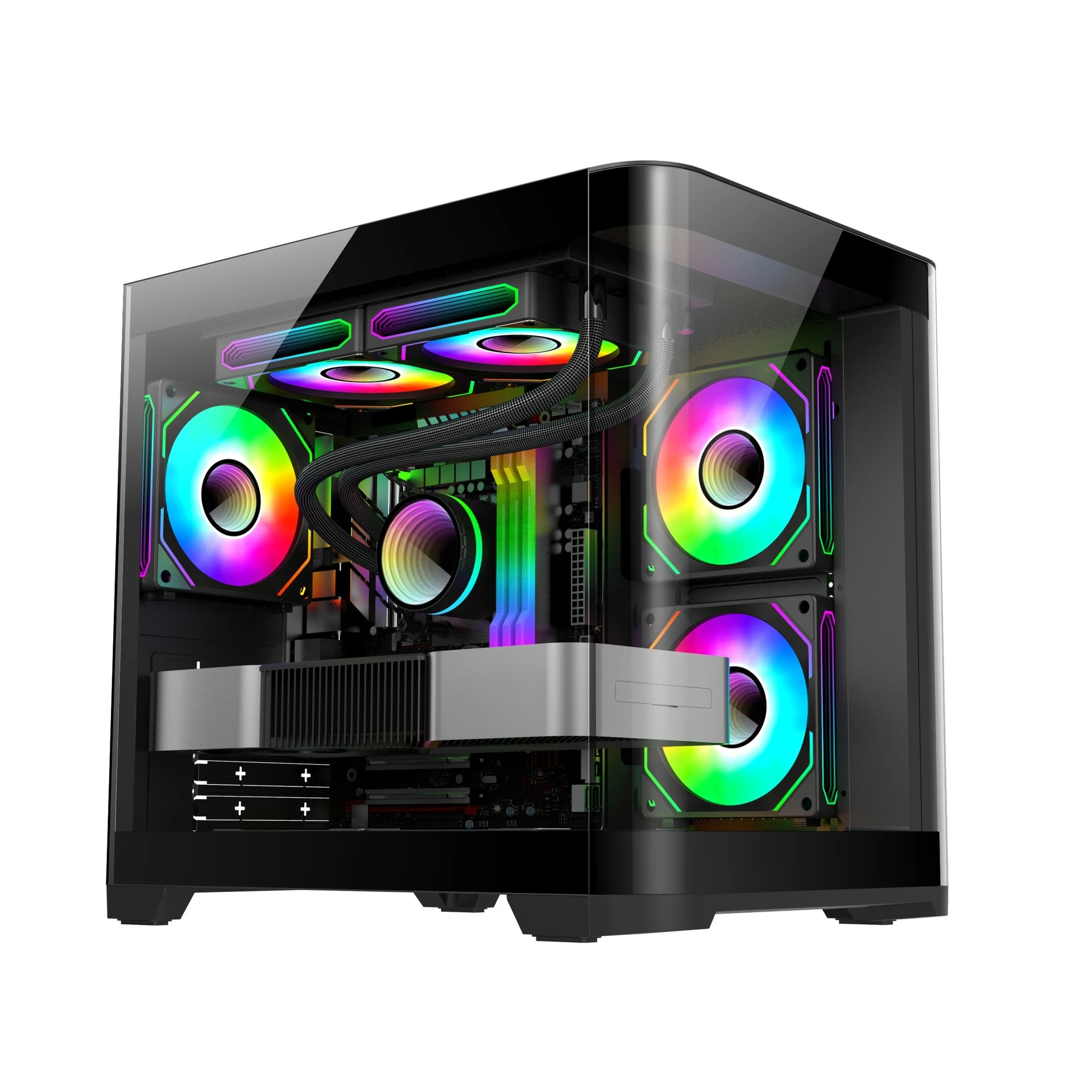 Pc Gaming Vist - Caja de Ordenador M-ATX No Column