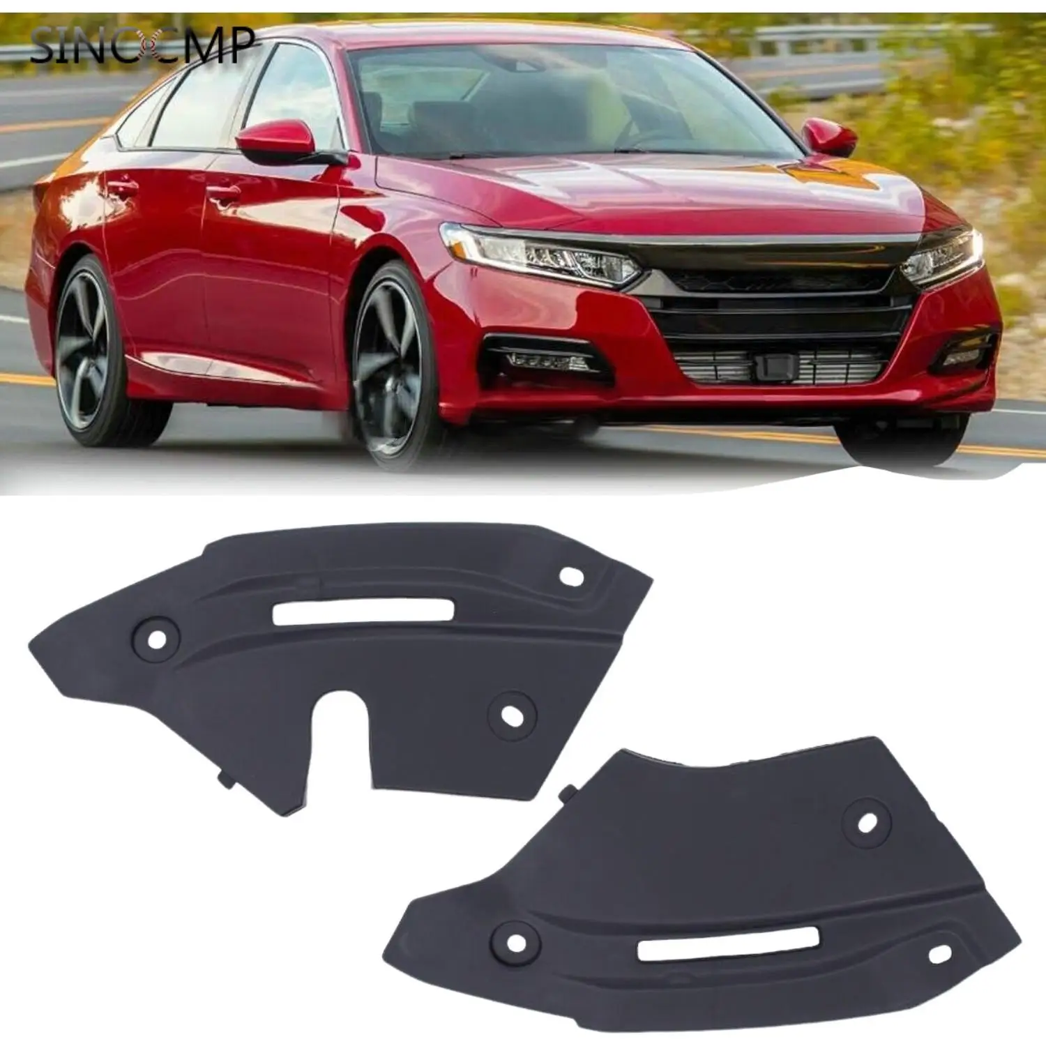 

1Pair Front Grille Cover Front Bumper Hood Grills 71169-TVA-A00 71164-TVA-A00 For 2018-2022 Honda Accord Grille Auto Part Car