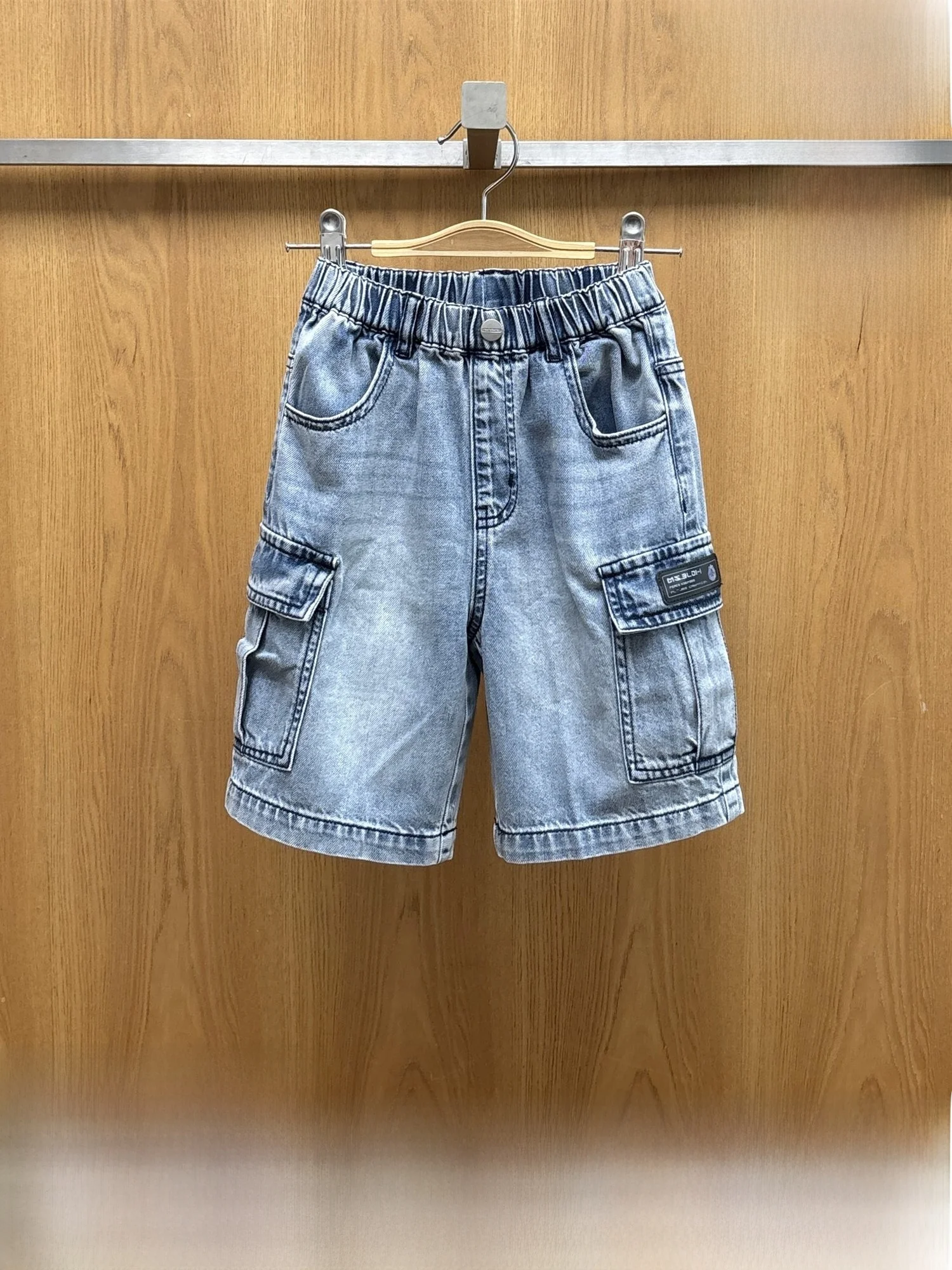barbarbar-children's-fashionable-denim-shorts-summer-special-offer-boys'-five-part-pants-cotton-casual-mid-waist-elastic