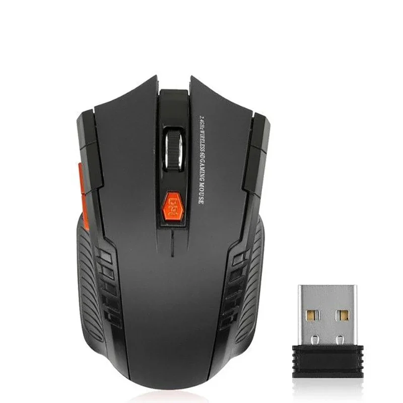 sem fio 113 mouse óptico inalámbrico de 2,4 GHz con receptor USB ratón inalámbrico portátil de 6 botones para ordenadores portátiles