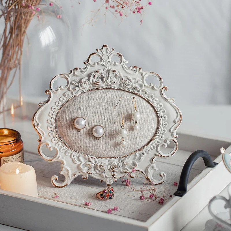 

Table Stand Jewelry Display Retro Ear Stud Organizer