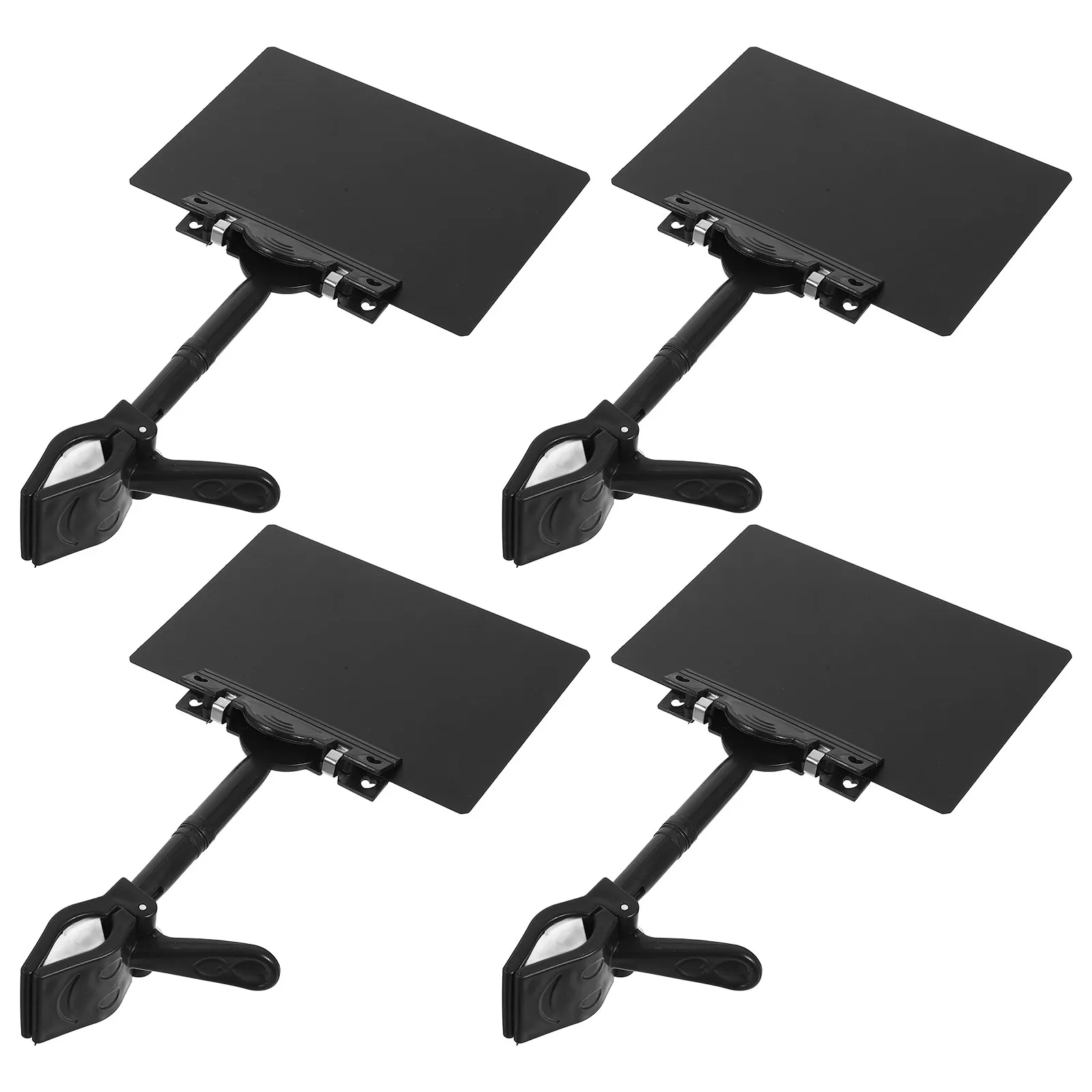 4Pcs Rotating Clip Sign Holders Mini Blackboards Easy Clean Retail Price Holder Display Small Chalk Tags Sign Holder Clip
