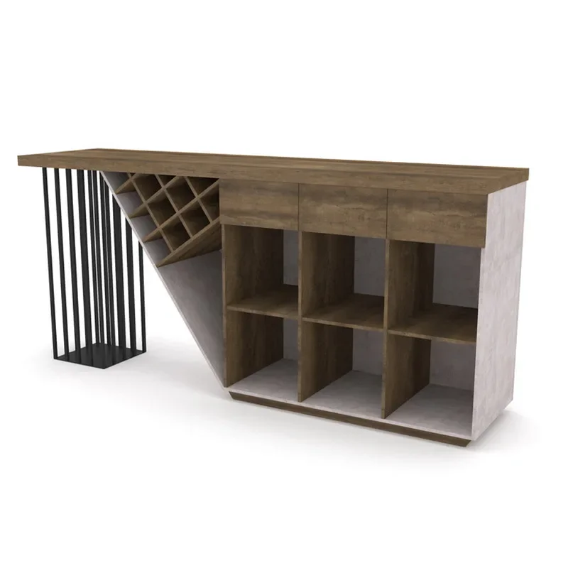 

Large Enterprise Front Desk Personalized Creative Counter Office Building Hotel Front Desk Reception Desk