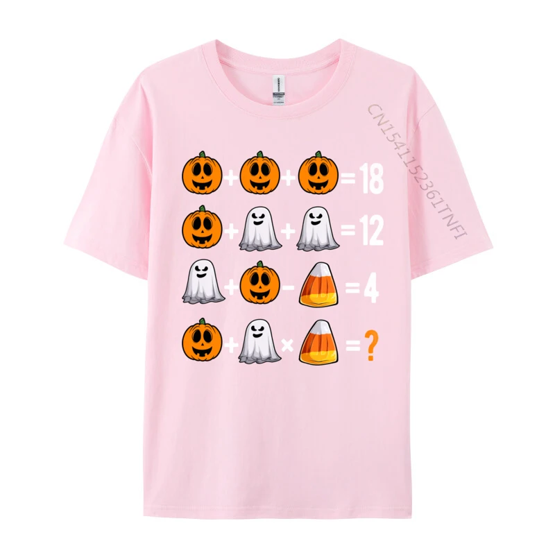 2022 Halloween Order of Operations Quiz Math Teacher pumpkin Newest Mens T-shirts Europe Crazy Tops & Tees All Cotton 3D Printed