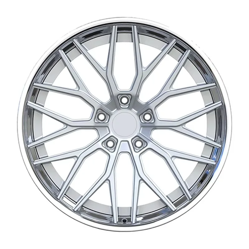 

【2025】Customize Silver Polished Wheel Hub 5x130 21x9.5 21x11 2 Piece Forged Aluminum Alloy Car Rim For Vw Golf Mk4 Lexus Es300h