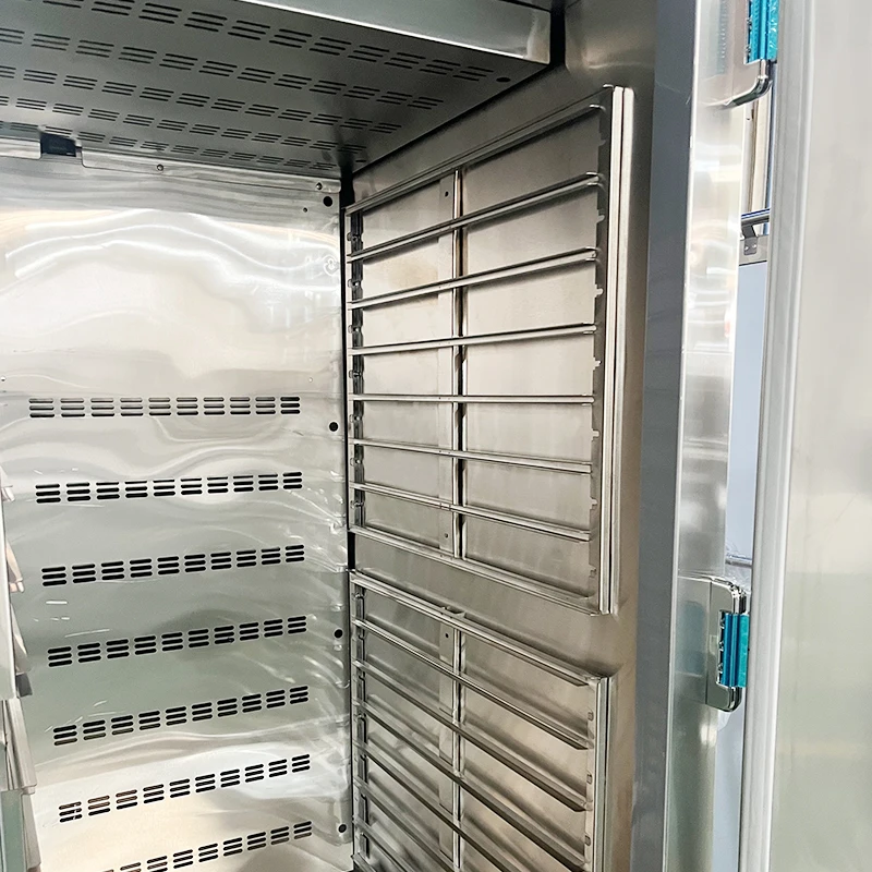 Commercial Freezer Stainless Steel Buffet Cart Hotel Catering Air Cooling Digital Temperature Control Keeping Food Safe