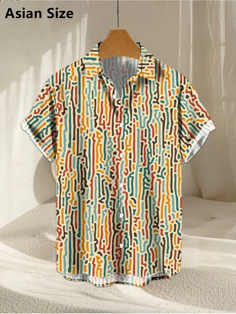 

Fashion 3D Printed Hawaiian Shirt Men Women Trendy Casual Short Sleeve Shirt Summer Fashion Classic Lapel Button Down Blouse