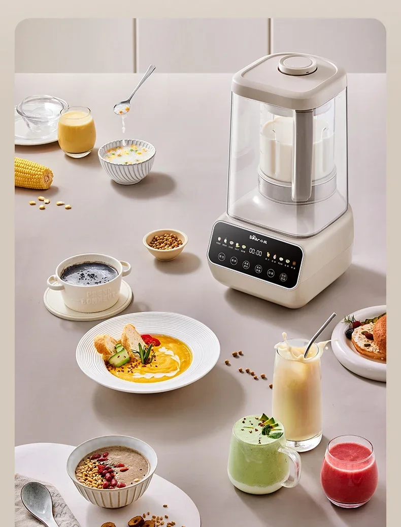 220V High Speed Blenders - Detachable and Washable Low Noise Blender with Heating Function