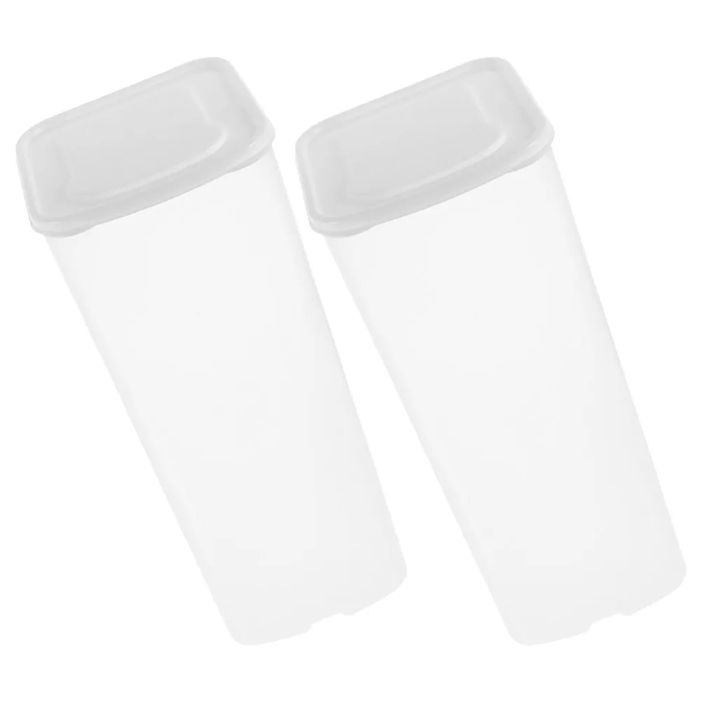 2Pcs Bread Storage Box Airtight Plastic Loaf Container Kitchen Countertop Bread Organizer Freshness Preserving Compact Design