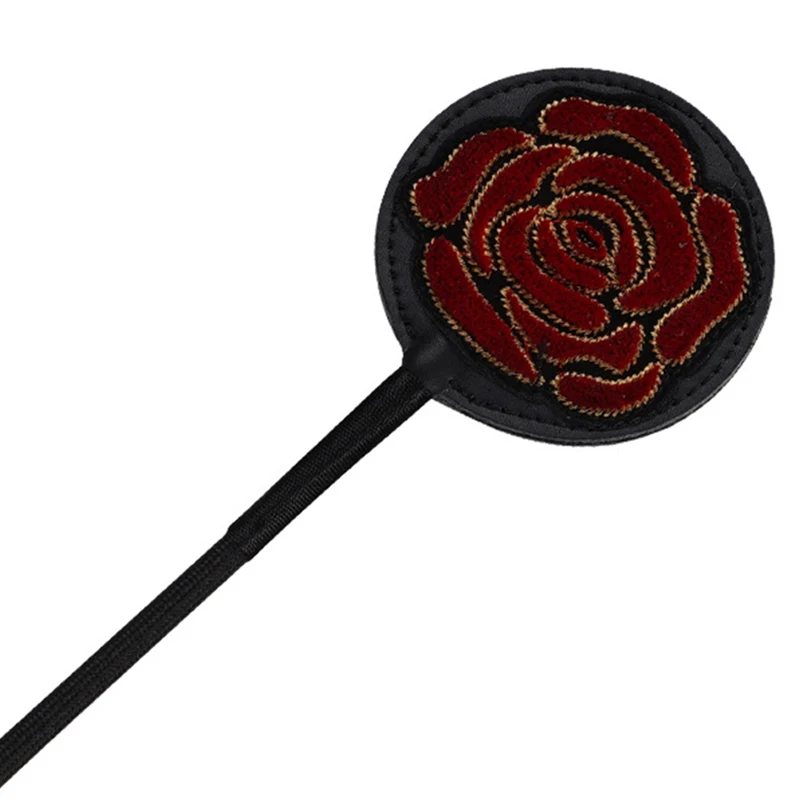 52cm/56cm PU Leather Riding Crop Horse Whip,Handwork Make Spanking Paddle Whip,Knight Equipment Bat