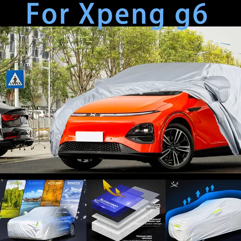 For Xpeng g6 Car protective cover,sun protection,rain protection, UV protection,dust prevention auto paint protective