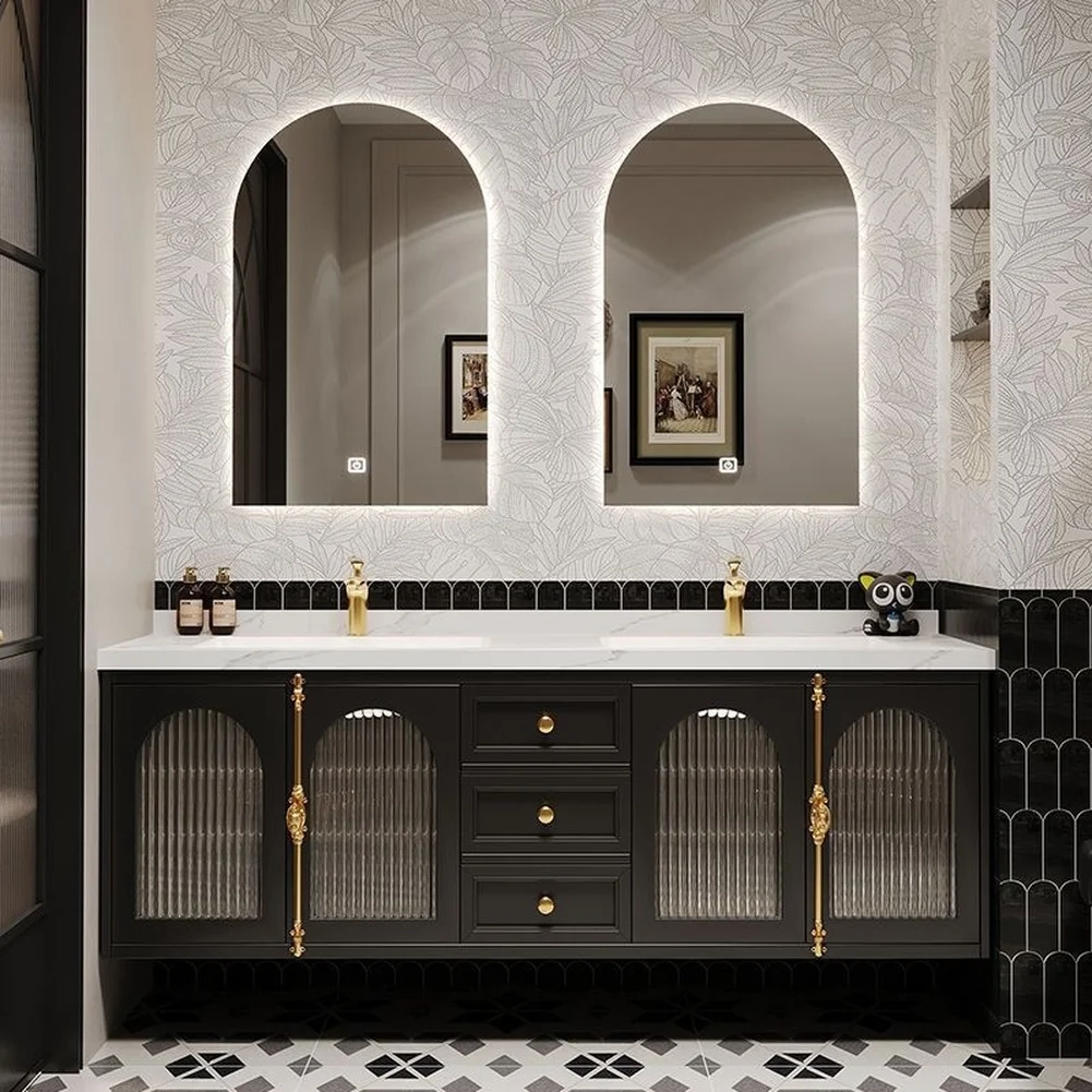 Cabinet Hardware Handle in Long Bar Configuration Fabricated from Zinc Alloy for Drawer Pull Use in Various Room Types