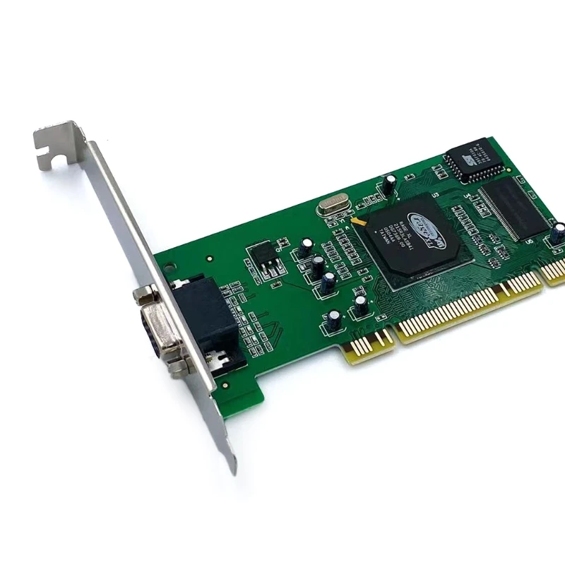 DN59 PCI Graphics Card ATI Rage XL 8MB 32Bit Multi-Display VGA SDRAM Video Tractor Card Desktop Computer Accessories