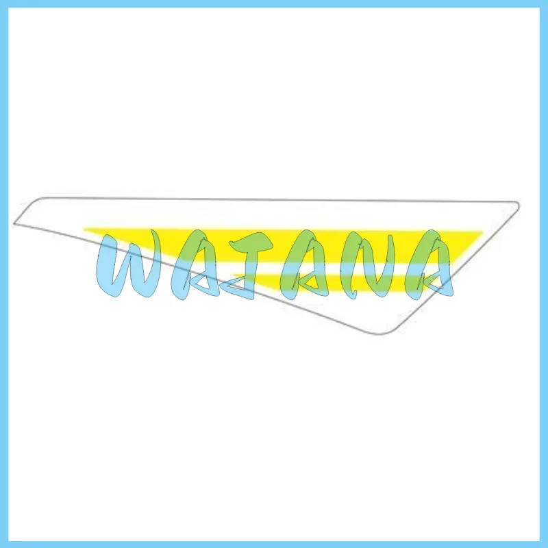 Kd150-u1 Front Upper Fender Left / Right Decal (bright Yellow/skin Texture Material) 1210312-558000 / 1210312-559000