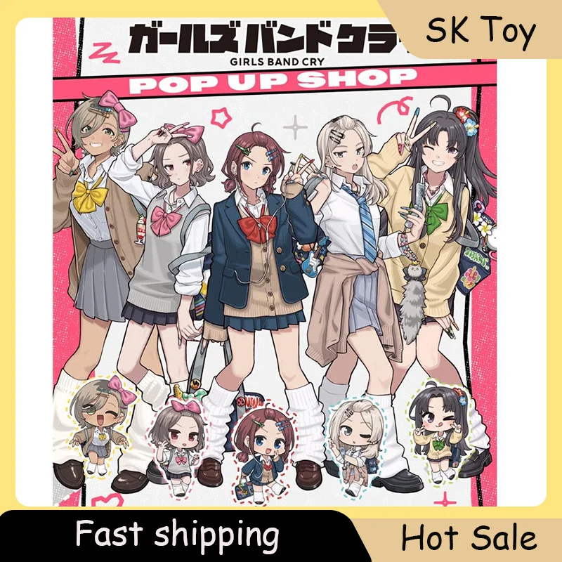 13-14 سنتيمتر البكاء فتاة الفرقة أنيمي Gbc الساخن فتاة نمط الاكريليك حامل الشكل حلية مجموعات الهدايا #1