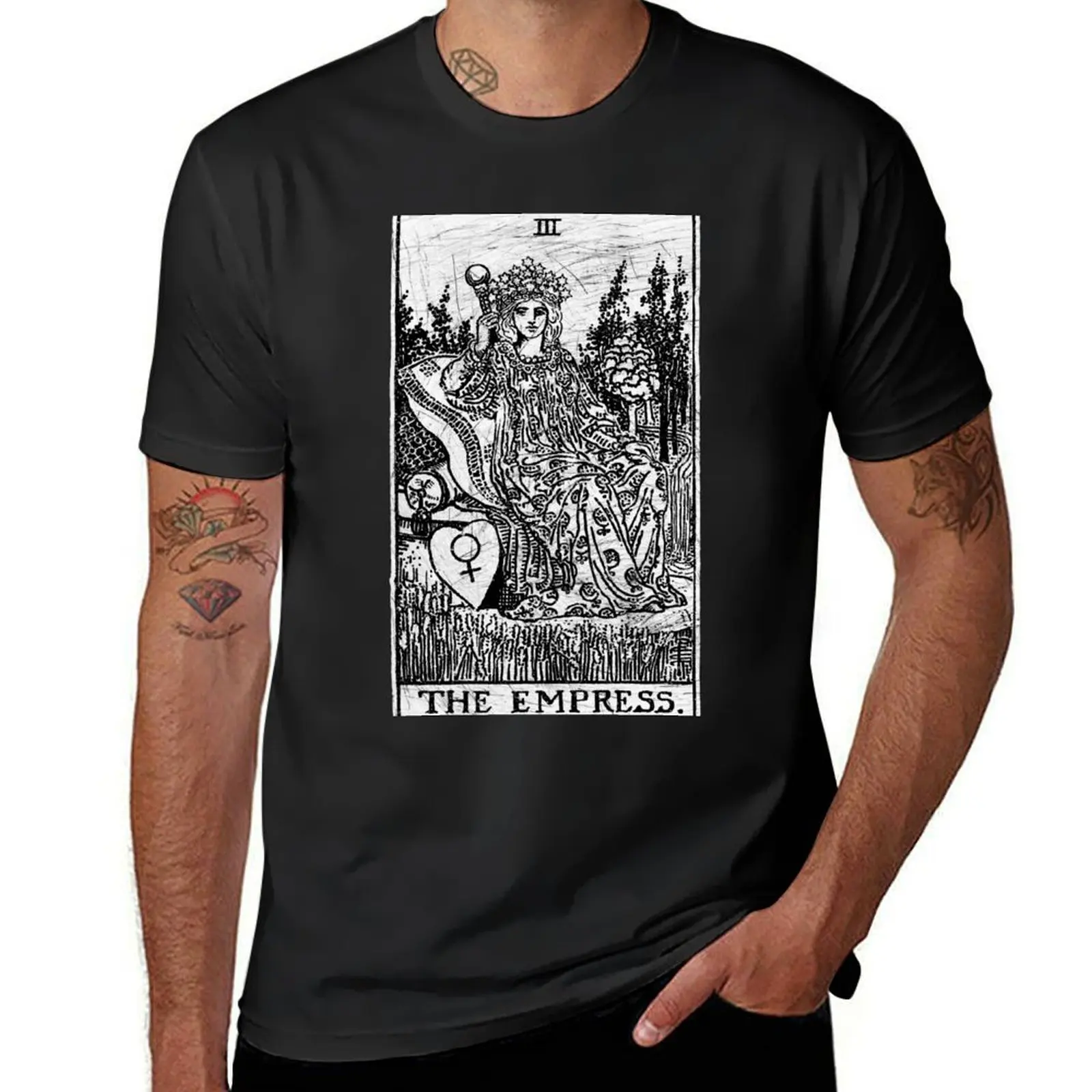 The Empress Tarot Card - Major Arcana - fortune telling - occult T-Shirt funnys for a boy mens vintage t shirts