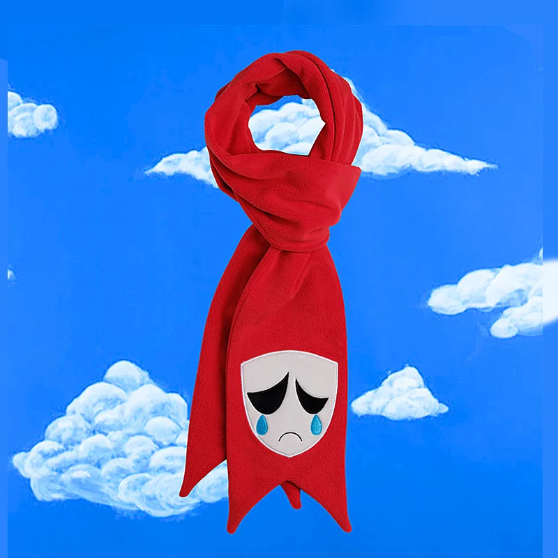 

The Amazing Digital Circus Official Merch Gangle Crying Jax Themed Neck Soft Fabric Winter Warm ACC Collectible Christmas Gift