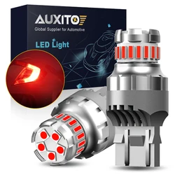 AUXITO 2Pcs 7443 W21/5W LED Stop Taillight Bulbs 1200LM Red T20 W21W 7440 LED Best Car Rear Light Brake Lamp 12V Super Bright