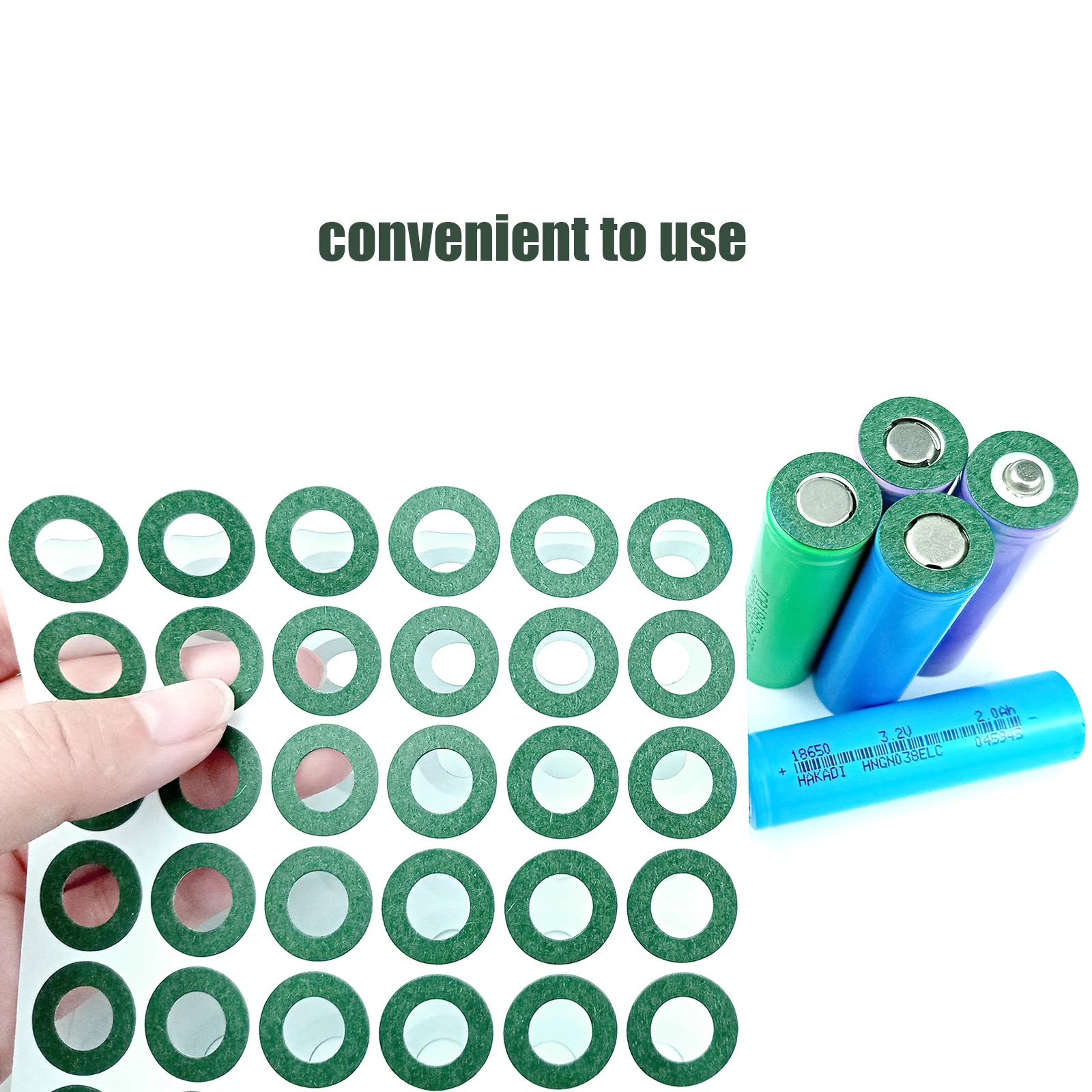 300PCS PVC 18650 Battery Heat Shrink Tubing,12 Colors Flat Fire Retardant Eco-Friendly PVC Battery Wrap for 18650 Battery