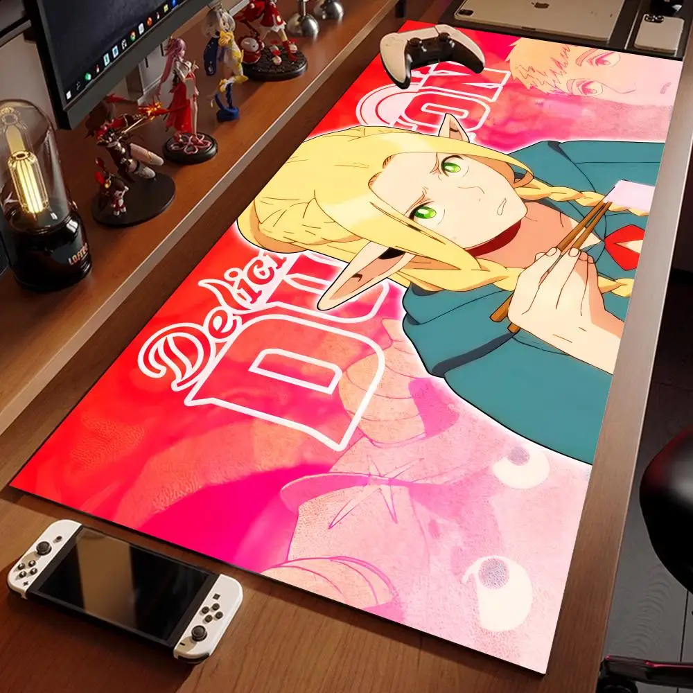 

Delicious in Dungeon Dungeon Meal Danjon Meshi XXL Large 1200x600mm Computer Laptop Non-slip Office Keyboard Desk Mat Mousepad