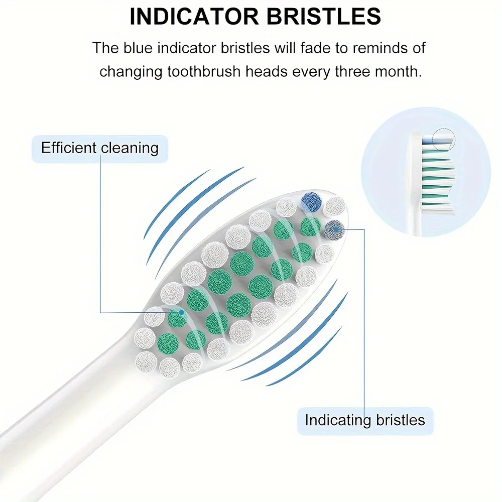 Cabezales de repuesto compatibles con los cabezales de cepillo de dientes eléctrico Philips Sonicare DiamondClean serie HX3/HX6/HX9 HX6064