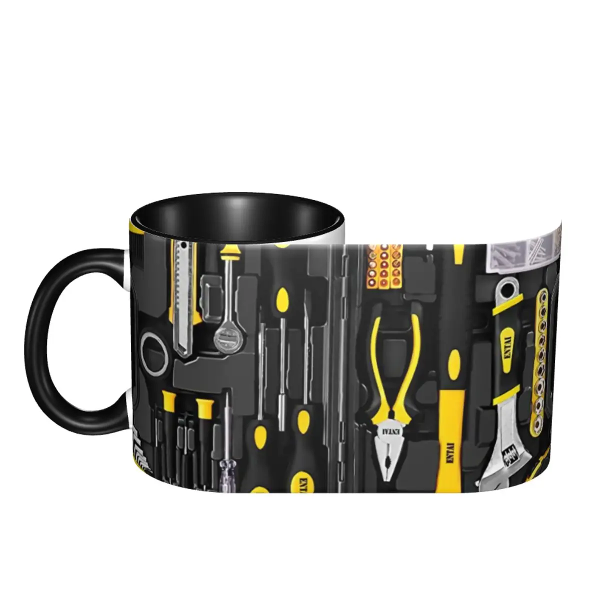 DIY Mechanics Large Toolbox Ceramic Mug Personalized Mechanic Coffee Cups Creative Gift 3
