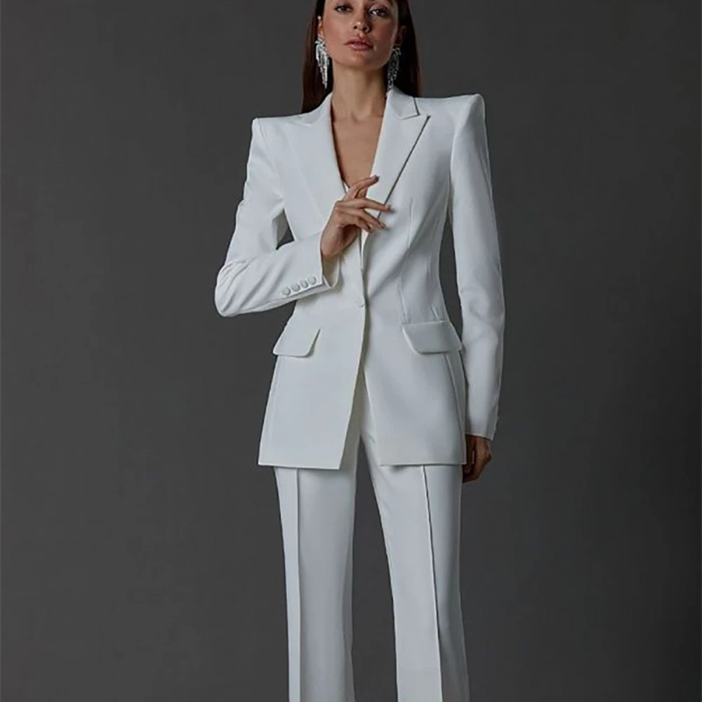 Vintage Women Wedding Suits Set 3 Pcs Blazer+vest+Pants Formal Pantsuit Business Office Slim Fit  Peaky Blinders Takım Elbise