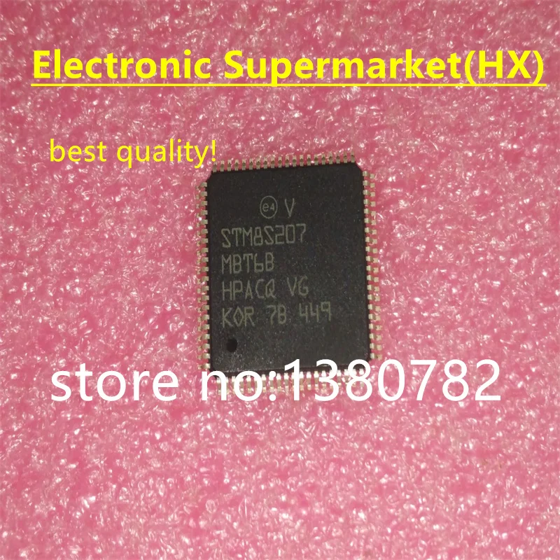 Free Shipping (10pcs-50pcs) STM8S207MBT6B STM8S207MBT6 QFP-80 New original IC In stock!