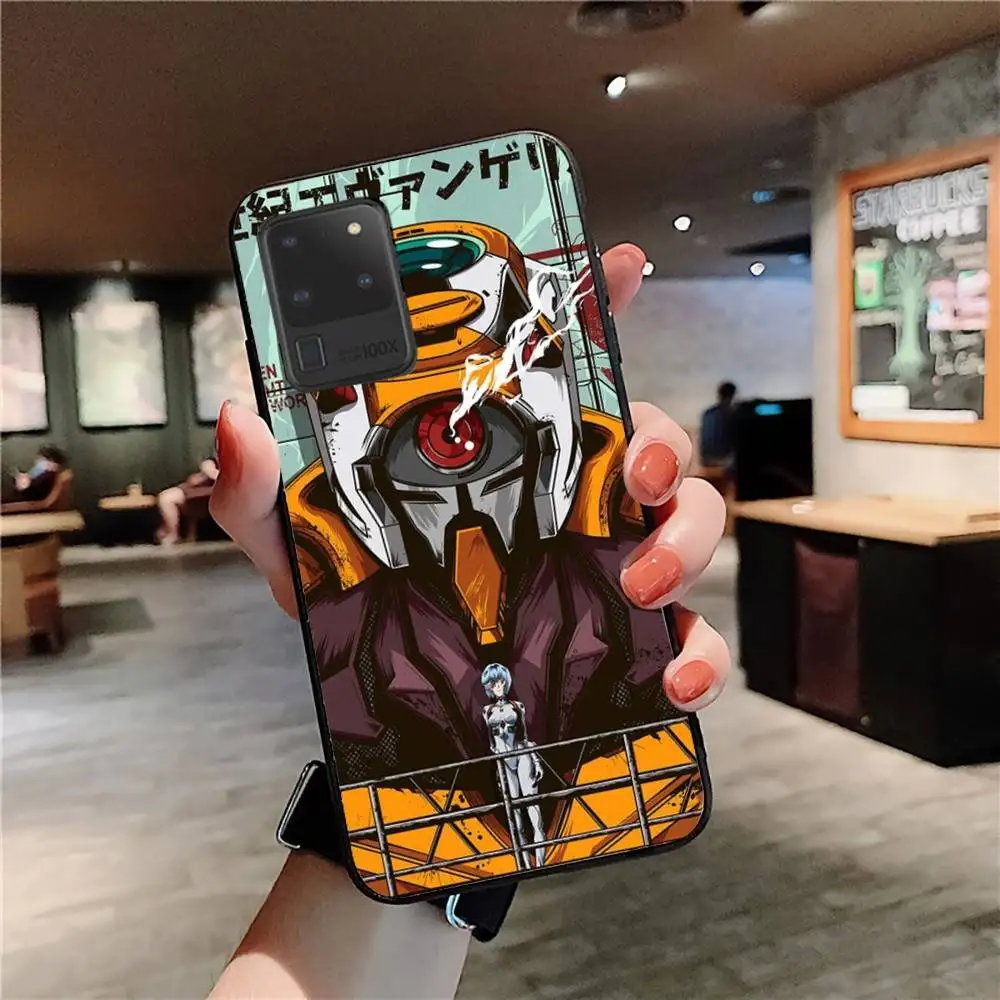 Casing Ponsel Anime Klasik E-evangelion untuk Samsung S 24 Fe 25 Ultra Plus 20 Lite 21 30 22 23 24 22 Ultra 5G Fundas