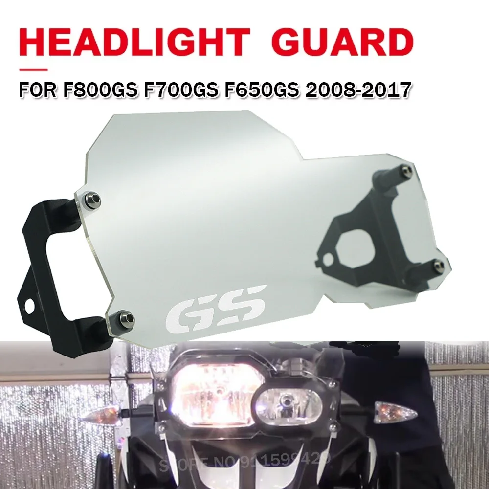 Para BMW F800GS F700GS F650GS Protector de faro de motocicleta cubierta de protección de faro delantero F800 F700 F650 GS Twin cyl