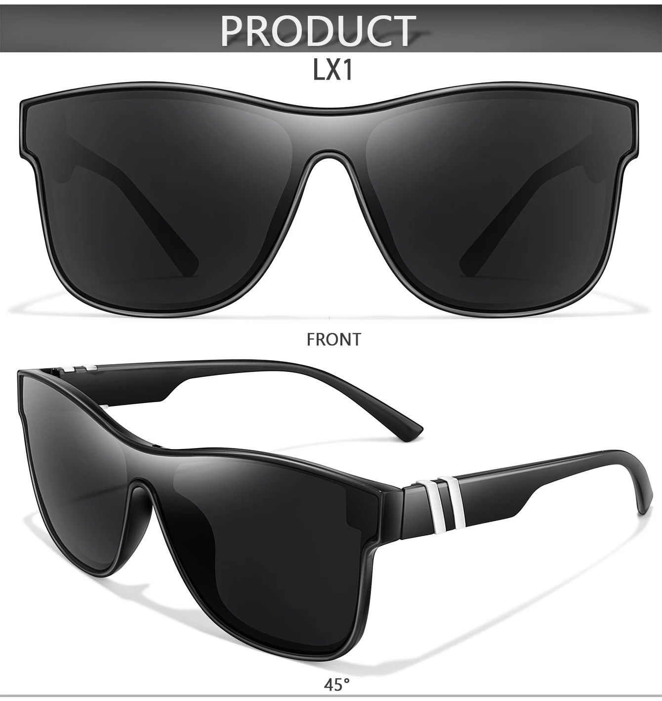 LOISRUBY Marke Radfahren Sonnenbrillen Männer und Frauen Outdoor Angeln Fahren UV400 Brillen Sport Luxus Multi Farbe Sonnenbrille – Detail 14