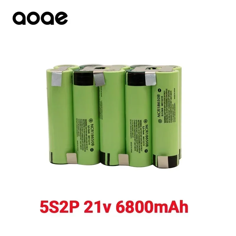 100% NEW NCR18650B 12V 16.8V 21V Battery Pack (3400mAh-6800mAh) 20A Discharge Current for Shura Screwdriver Battery