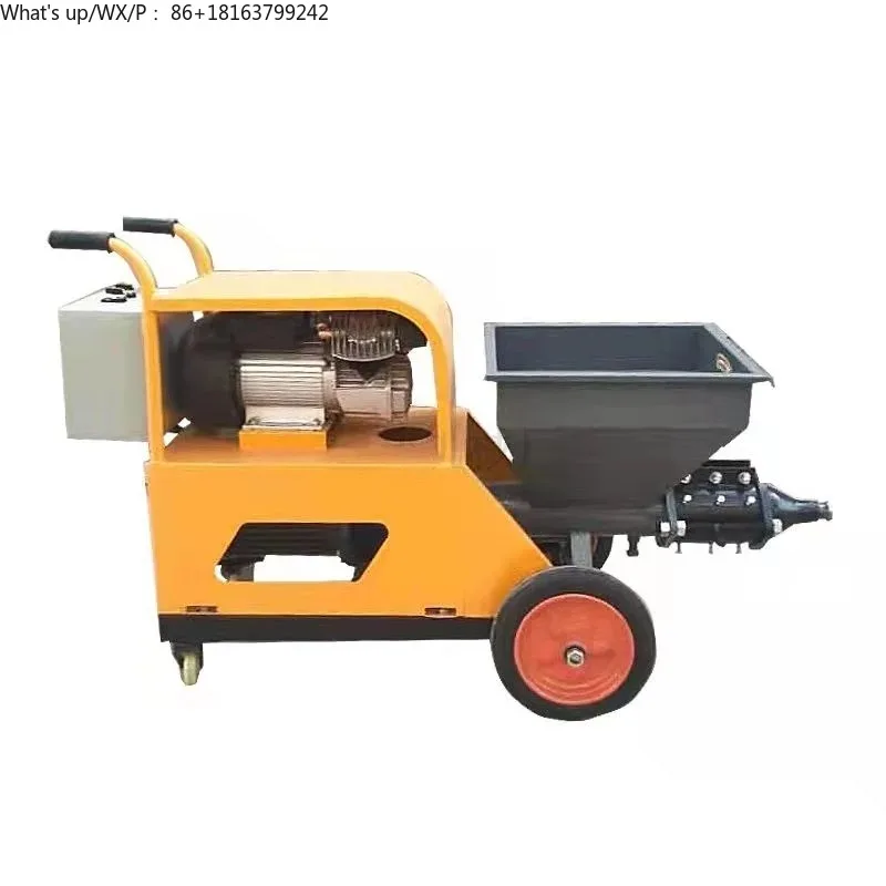 

220V Automatic Industrial Mortar Spray Paint Machine Multifunctional Cement Mortar Wall Plastering Equipment 1-Year Warranty