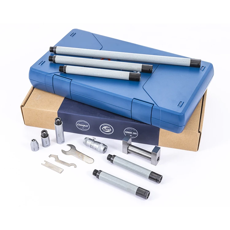 Dasqua Tubular Inside Micrometer 50-1000mm Tubular Inside Micrometer Set With Extension Rod