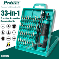 Pro'skit 33-in-1 Precision Screwdriver Combo Set Multifunctional Hand Tools Screwdriver for Precision Repair Use Tools