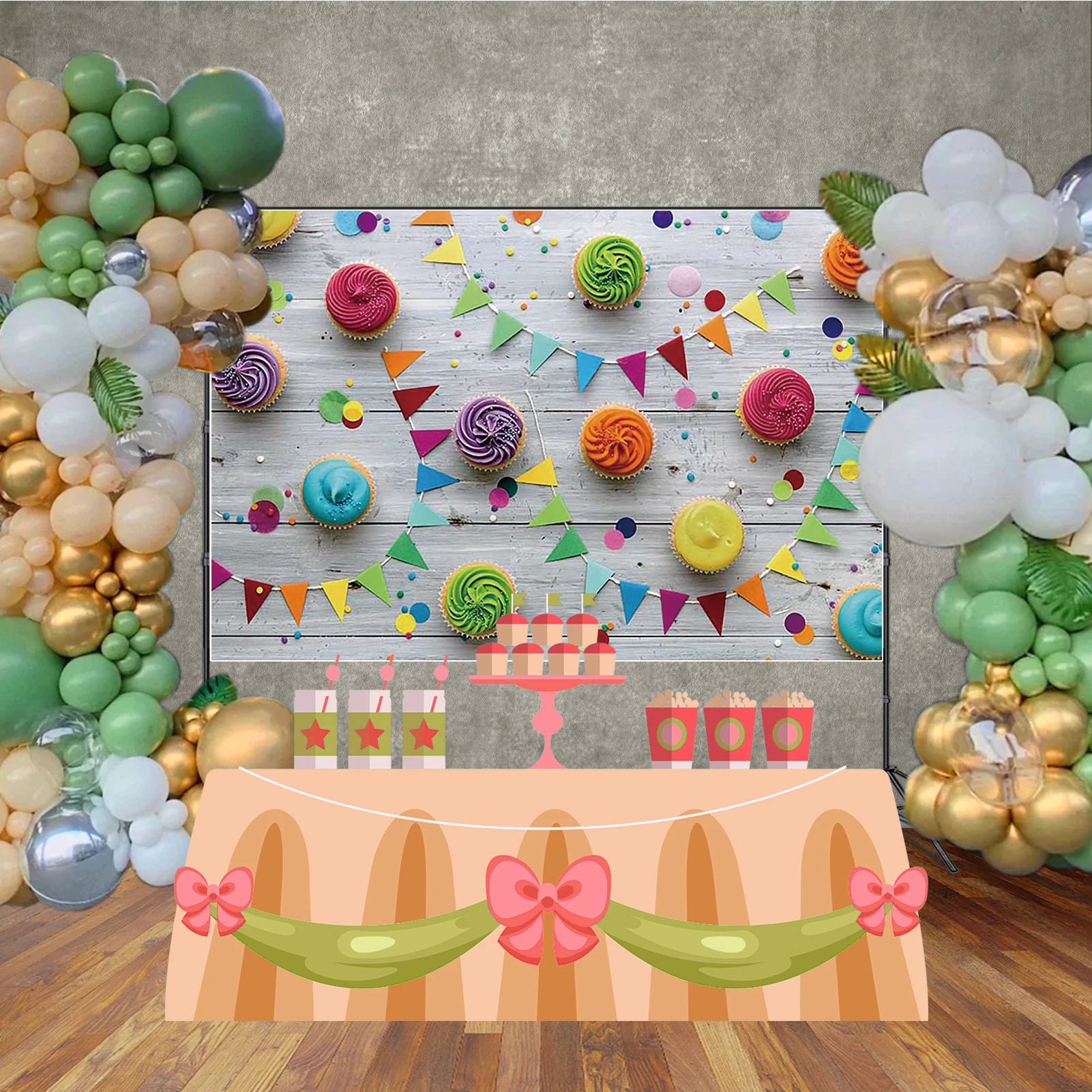 MOON.QG дерево Candyland леденец доска детский день рождения украшения фоны продукт для фотосъемки реквизит для съемки фон