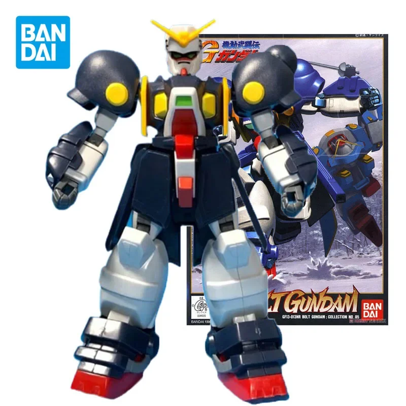 Bandai Genuine HG G05 1/144 Mobile Fighter G Gundam Bolt Gundam Anime Action Figure Assembly Model Toys Gifts for Children Boys